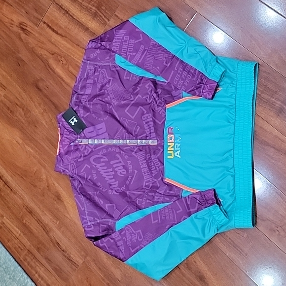 NWT Men's Under Armour track windbreaker jacket